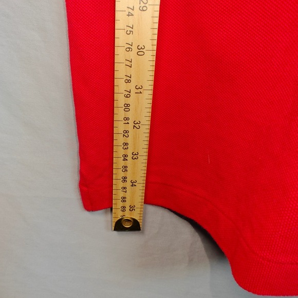 Polo Ralph Lauren Red Mesh Mini Polo Dress Women's Size M - Picture 6 of 10